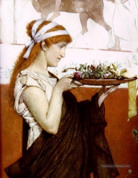 Sir Lawrence Alma Tadema œuvres - un ex voto romantique Sir Lawrence Alma Tadema